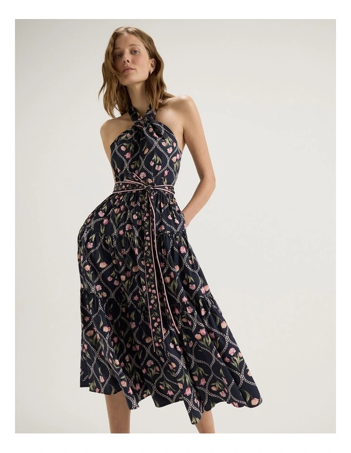 Tulip Dress in Ink image 5