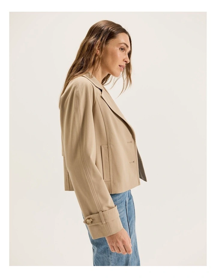 Scarlett Jacket in Latte image 4