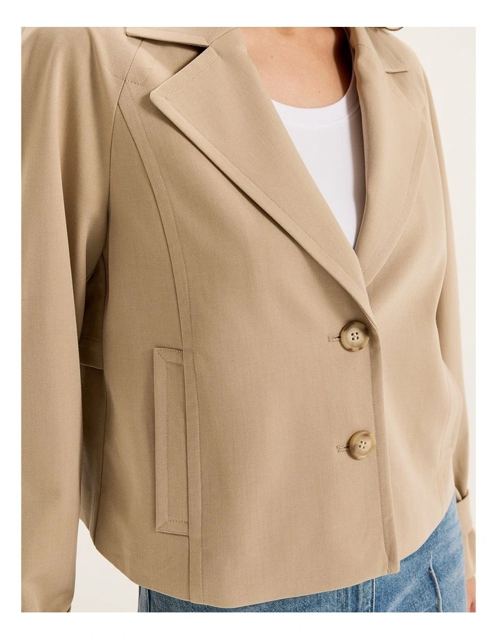 Scarlett Jacket in Latte image 6