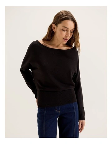 Acacia Jumper in Black