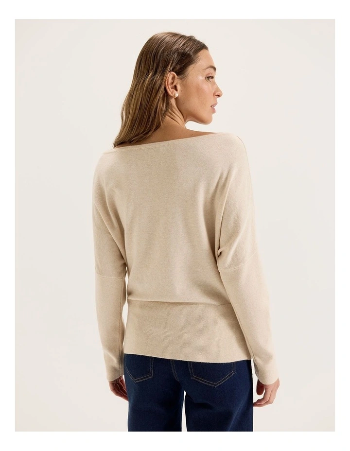 Acacia Jumper in Caramel Marle image 2