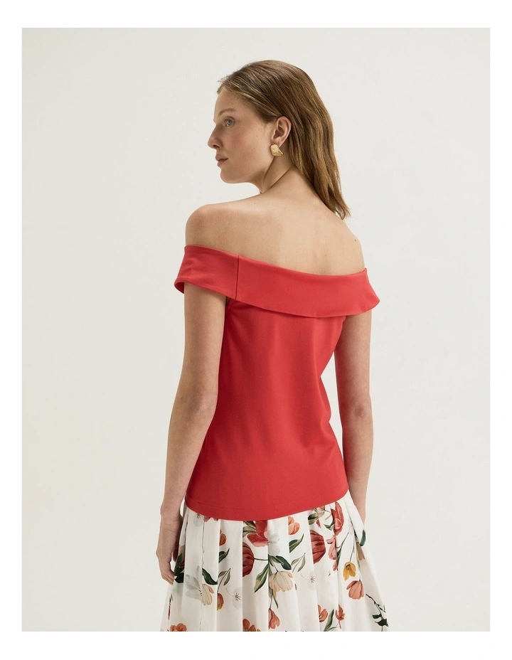 Esther Top in Tomato image 2