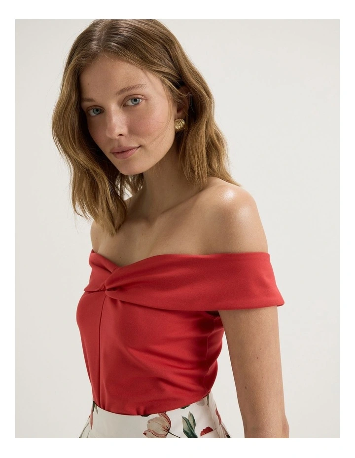 Esther Top in Tomato image 3