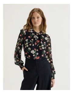 Gardenia Top in Ink