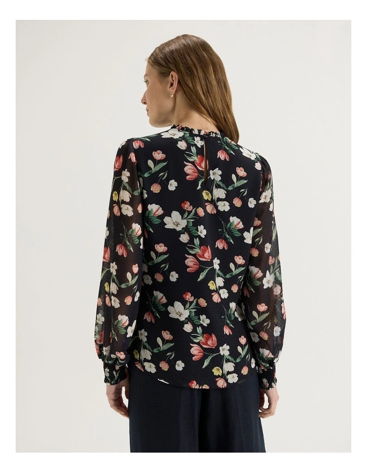 Gardenia Top in Ink image 2