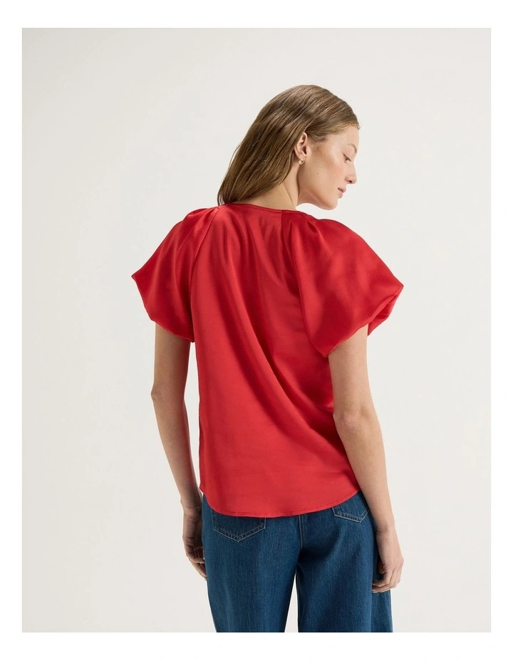 Catalina Blouse in Tomato image 2