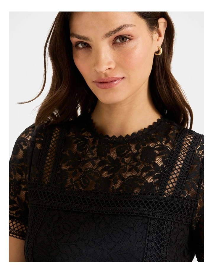 Lacie Dress in Black image 5