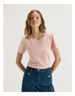 Clover Top in Soft Pink
