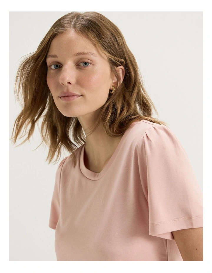 Clover Top in Soft Pink image 3