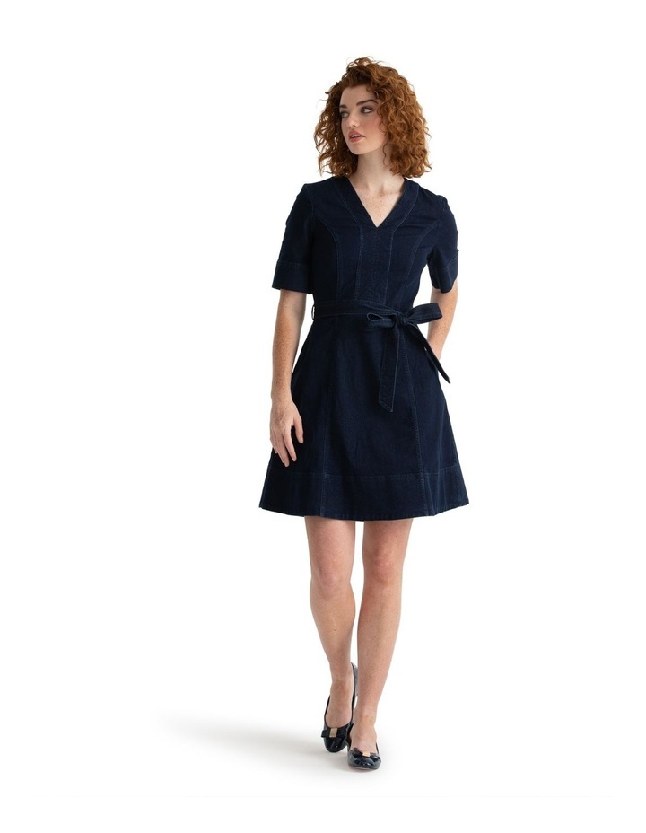 Lillie Denim Dress Dark Denim