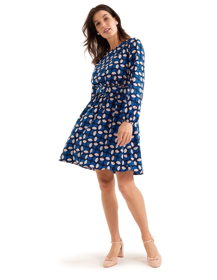 Retro Romance Dress Navy