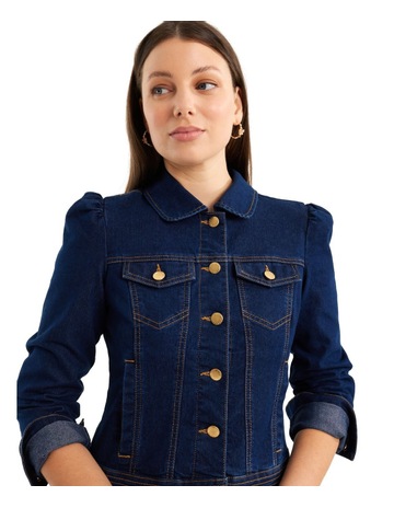 Review Miley Denim Jacket In Dark Denim 
