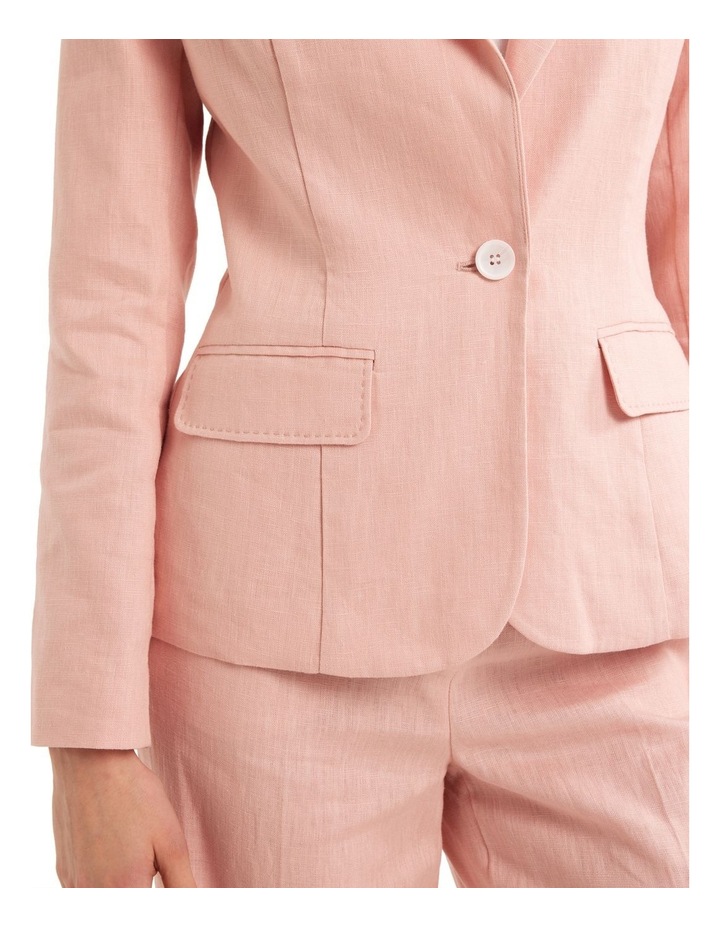Review Valerie Linen Jacket In Blossom 