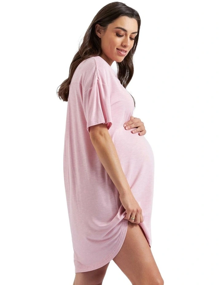 Dreamy Night Shirt in Dusty Pink image 3