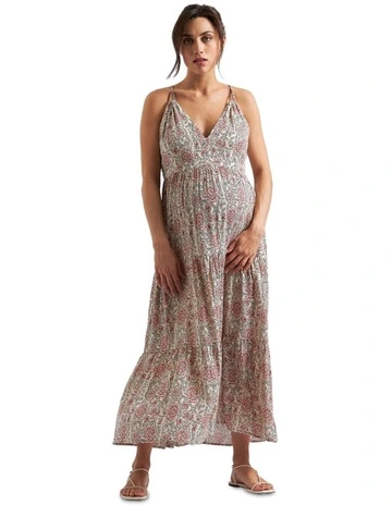 Teagan Dress in Beige