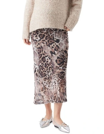 Savannah Mesh Skirt in Multi