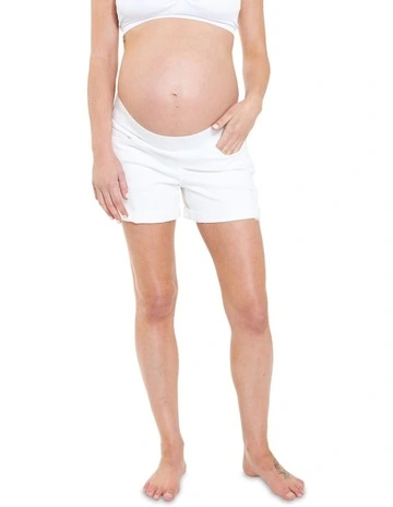 Baxter Boyfriend Short in White