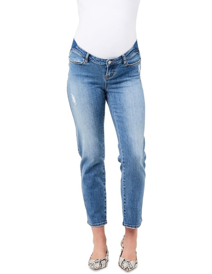 distressed women jeans