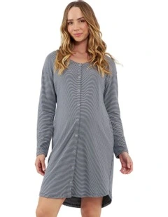 Blake Organic Nightie in Grey