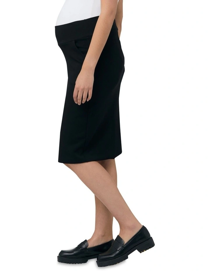 Super Soft Scuba Skirt Black image 2
