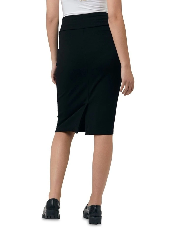 Super Soft Scuba Skirt Black image 3