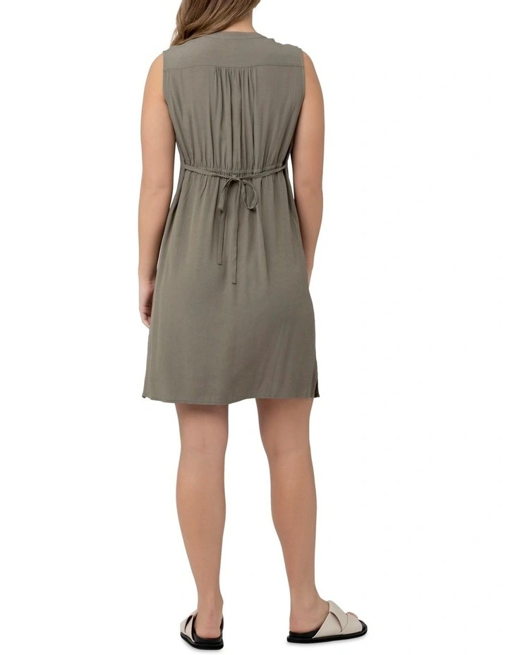 April Dress in Moss image 4