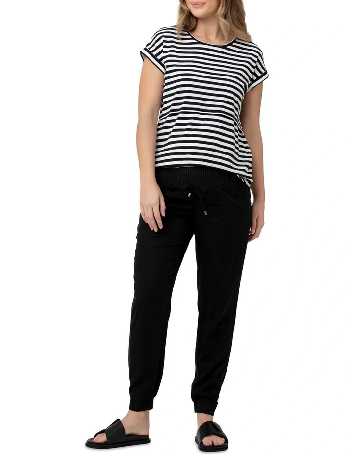 Lionel Nursing Tee in Black/White image 1