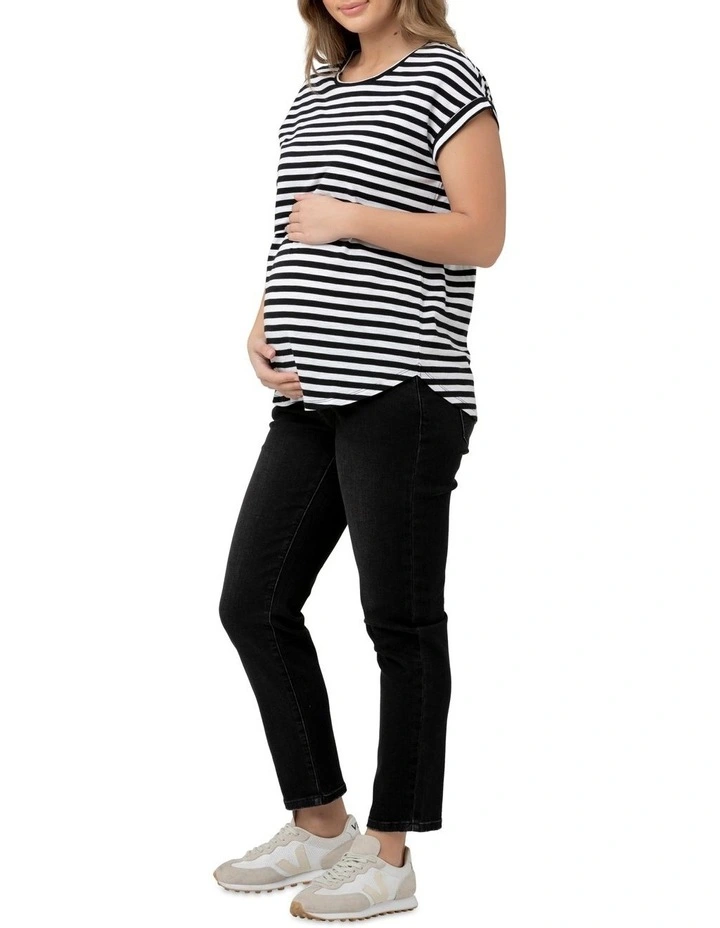 Lionel Nursing Tee in Black/White image 2