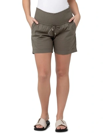 Philly Cotton Shorts in Moss
