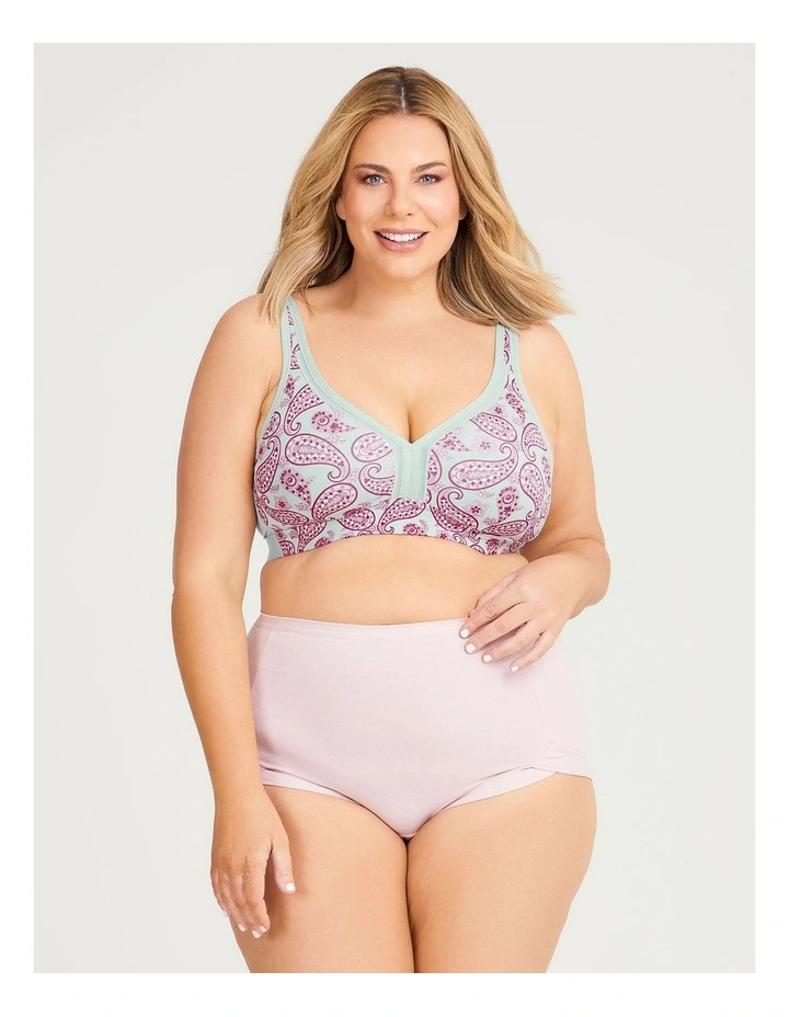 Wirefree Cooling Lounge Bra in Hibiscus Print image 1