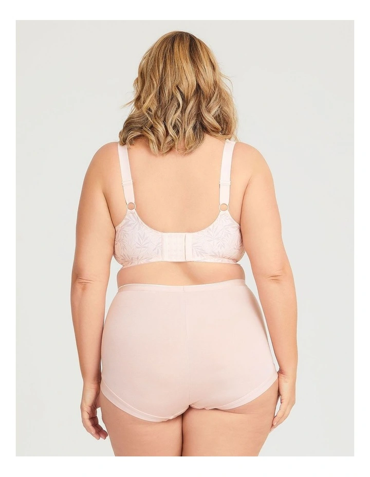 Wirefree Lace Comfort Bra in Pink image 2