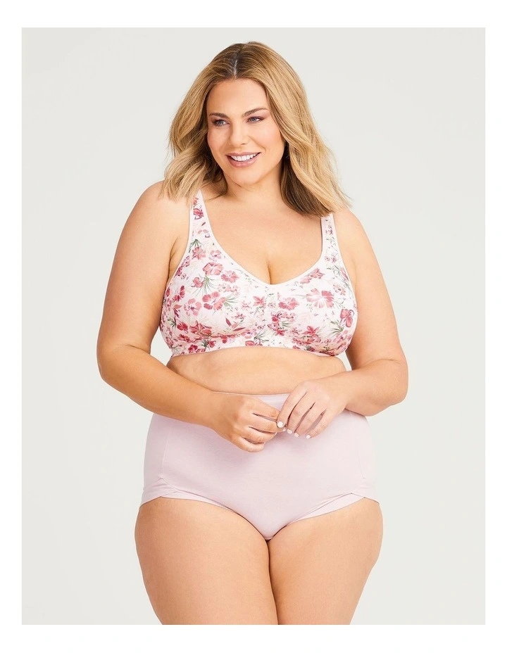 Wirefree Smooth Comfort Bra in Frangipani Floral image 3