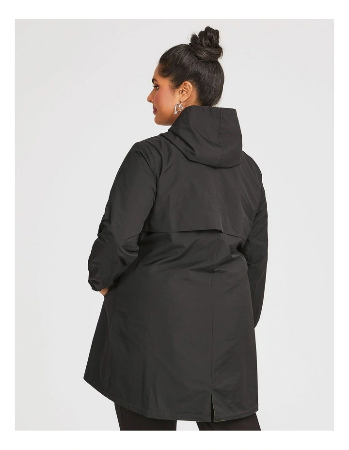 Reversible Lime Pop Jacket in Lime/black image 3
