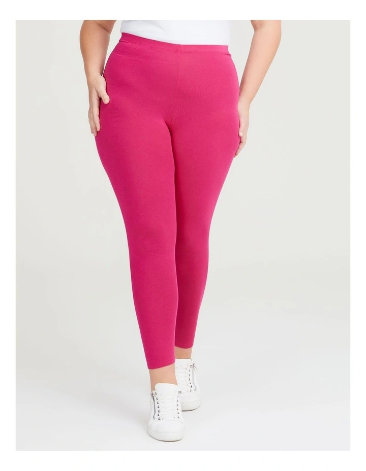 Bamboo Breezy Legging in Candy Pink image 1