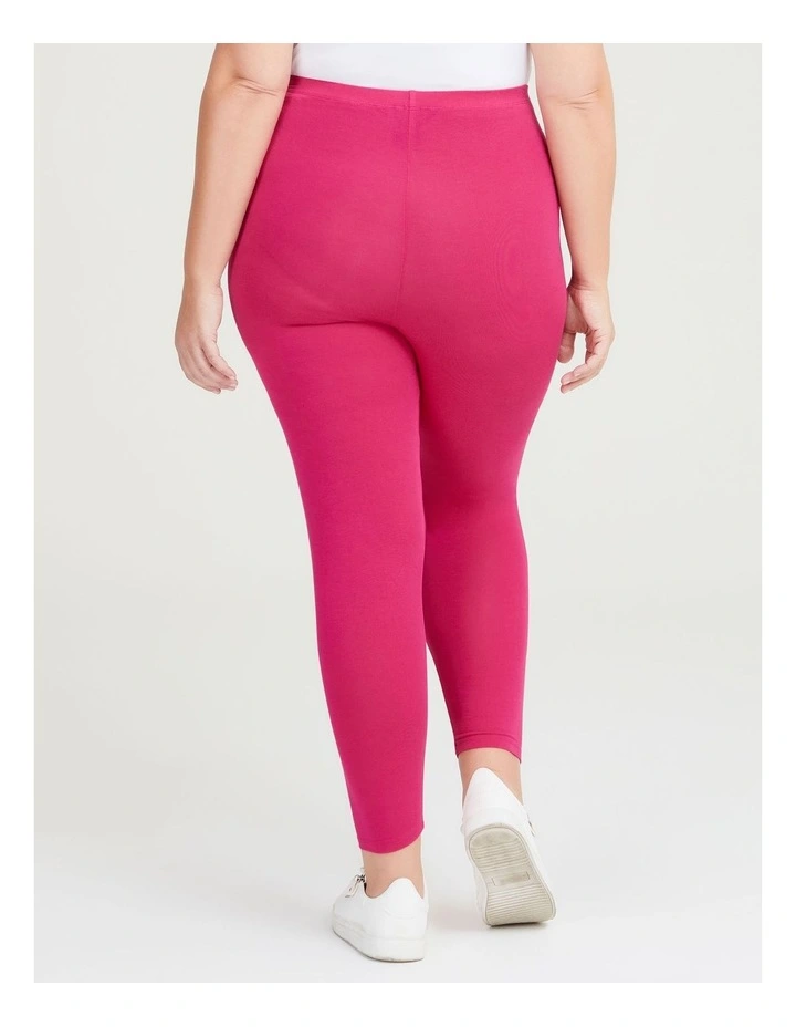 Bamboo Breezy Legging in Candy Pink image 2