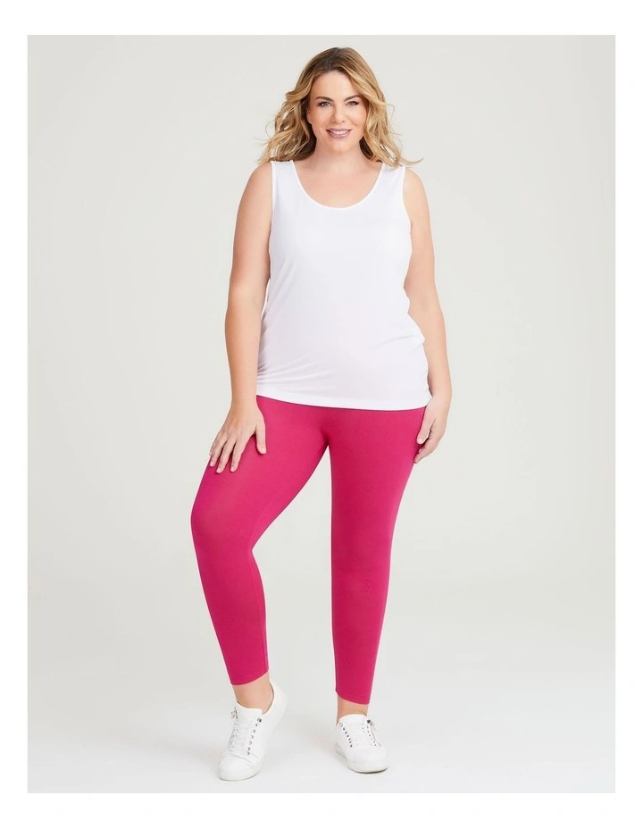 Bamboo Breezy Legging in Candy Pink image 3