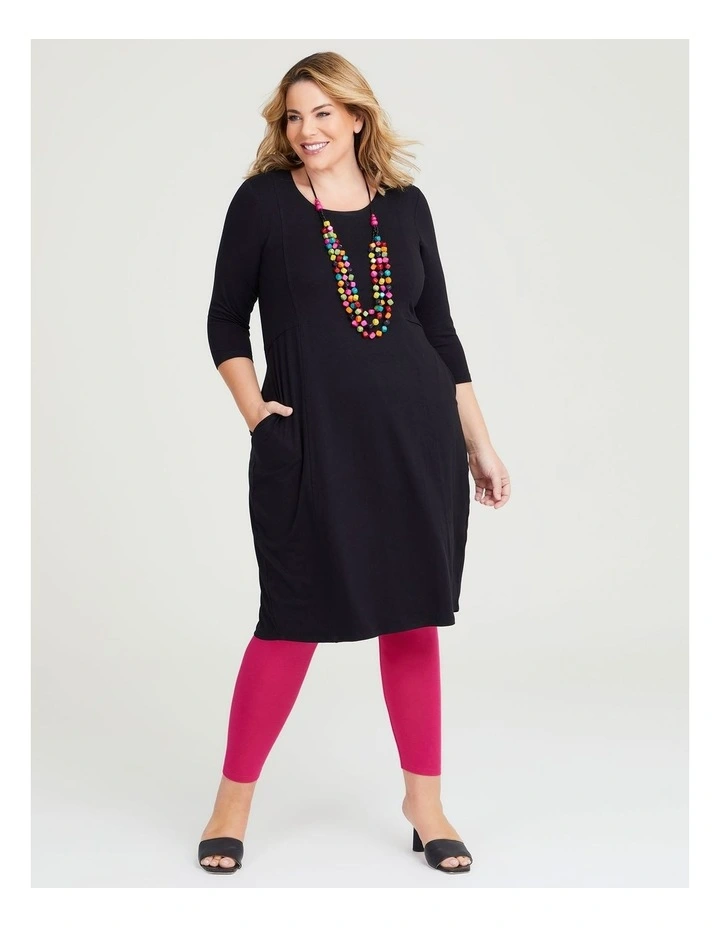 Bamboo Breezy Legging in Candy Pink image 4