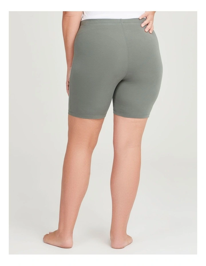 Australian Cotton Anti Chafe Shorts in Chive image 2