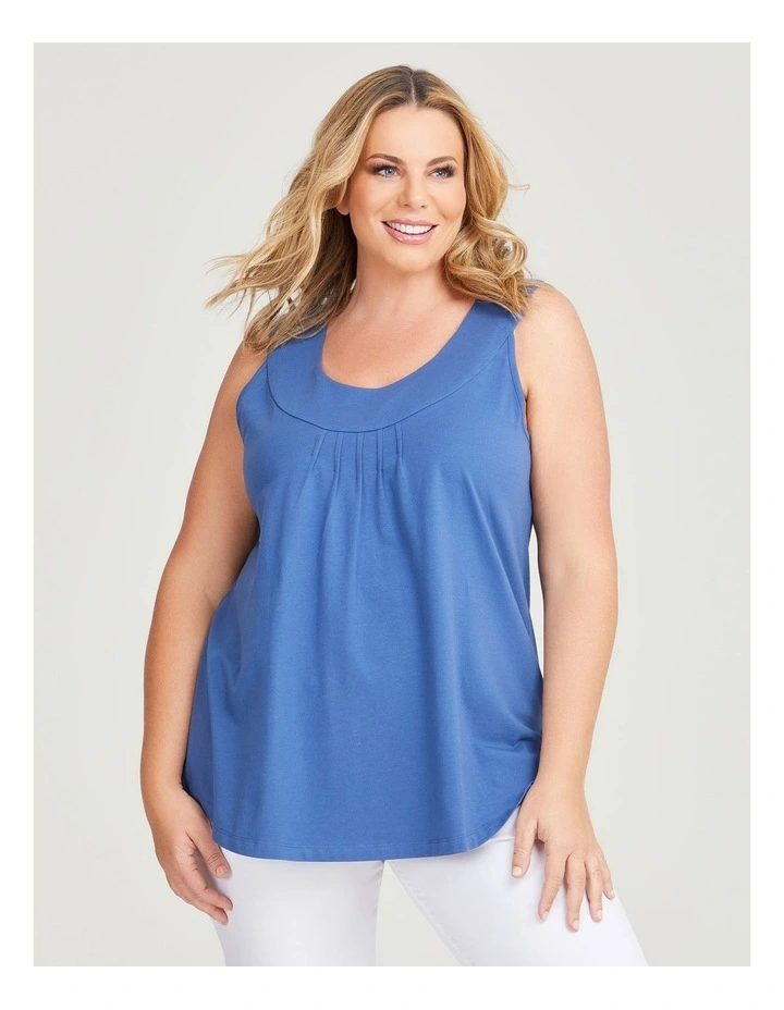 Australian Cotton Element Tank in Dutch Blue image 1