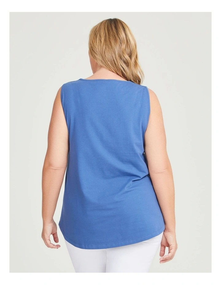 Australian Cotton Element Tank in Dutch Blue image 2