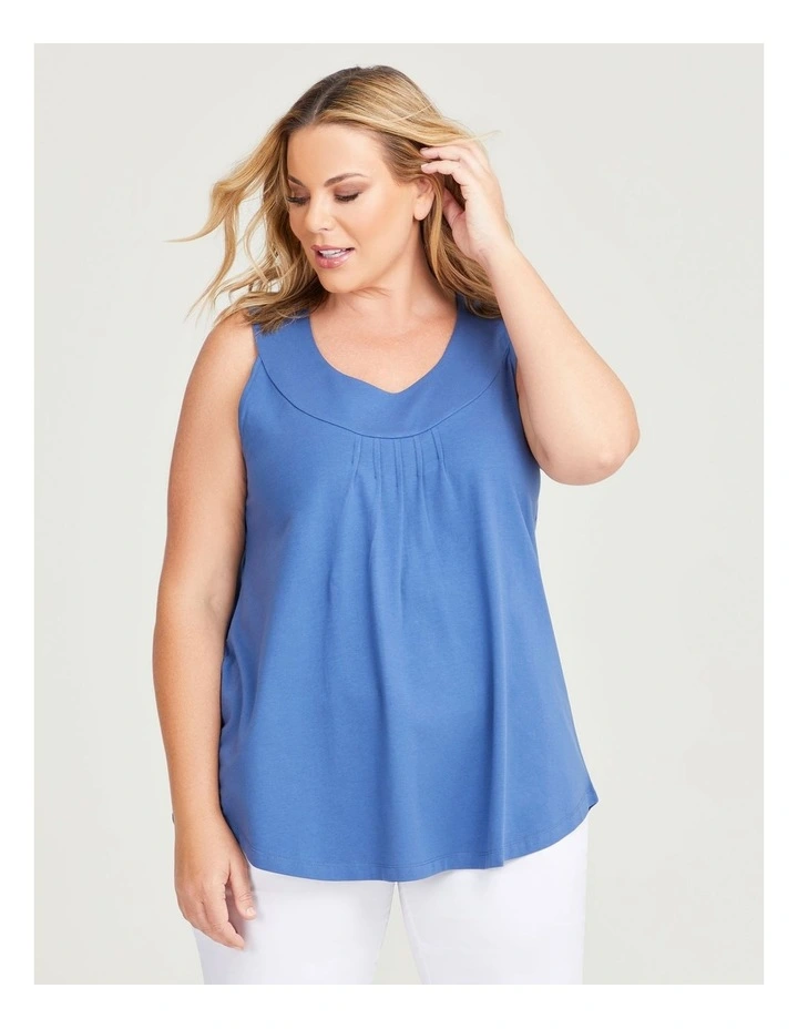 Australian Cotton Element Tank in Dutch Blue image 3