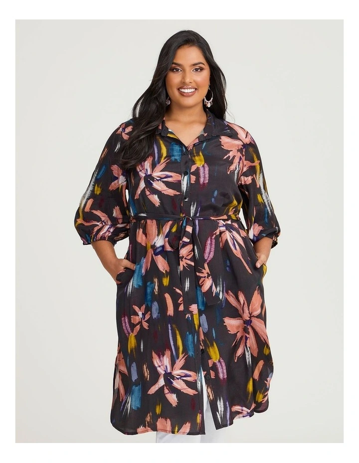 Taking Shape Natural Nadia Floral Shirt in Print MYER