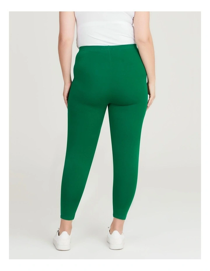 Bamboo Breezy 7/8 Legging in Fern Green image 2
