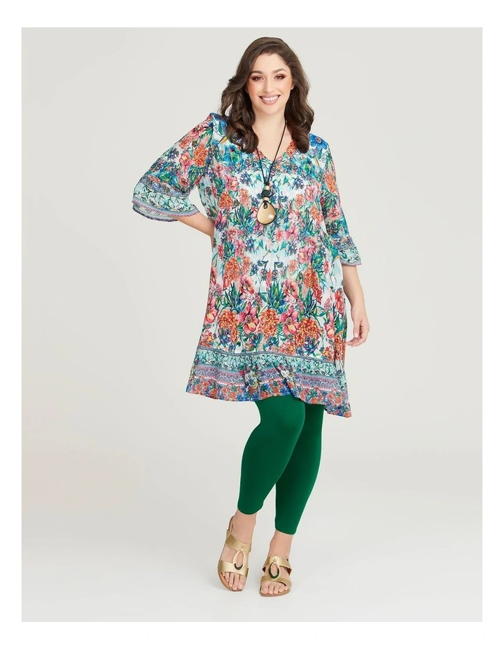 Bamboo Breezy 7/8 Legging in Fern Green image 3