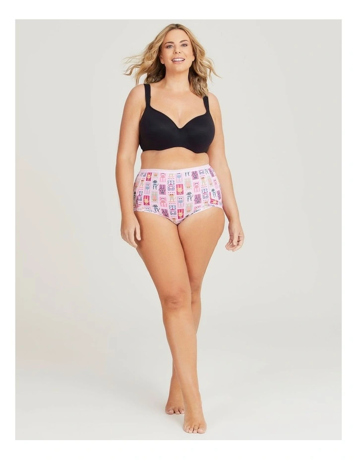 Eco Cotton Briefs 2 Pack in Cat Print image 4