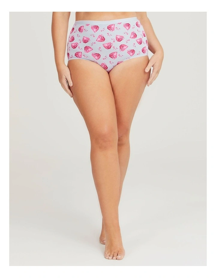 Bamboo Coffee Briefs 2 Pack in Print image 3