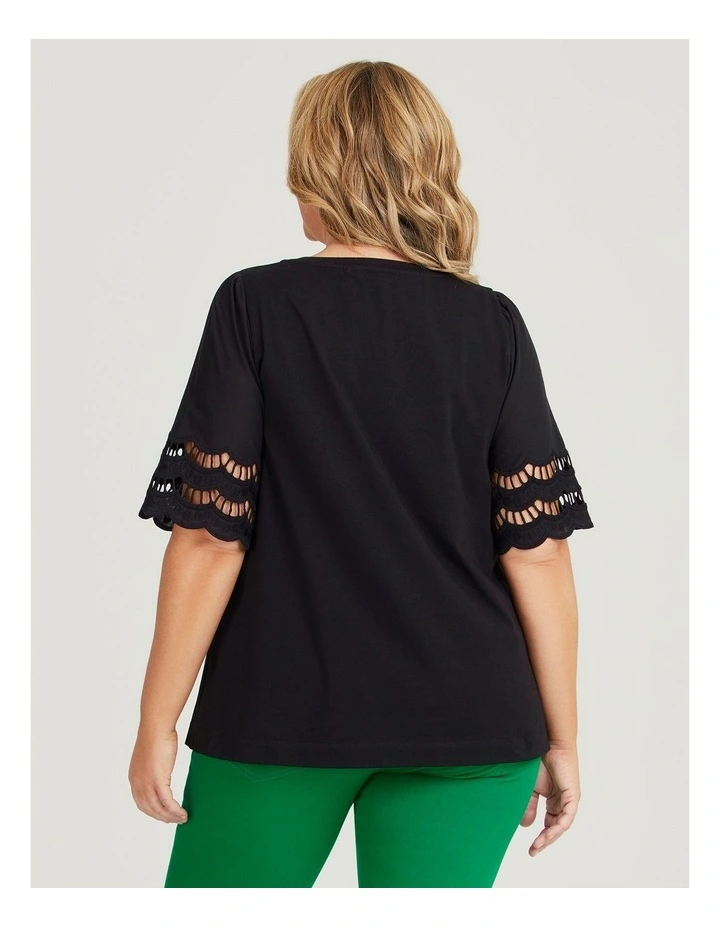 Cotton Scallop Onesie main image 1
