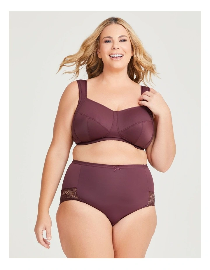 Wirefree Smooth Support Bra in Chocolate image 1