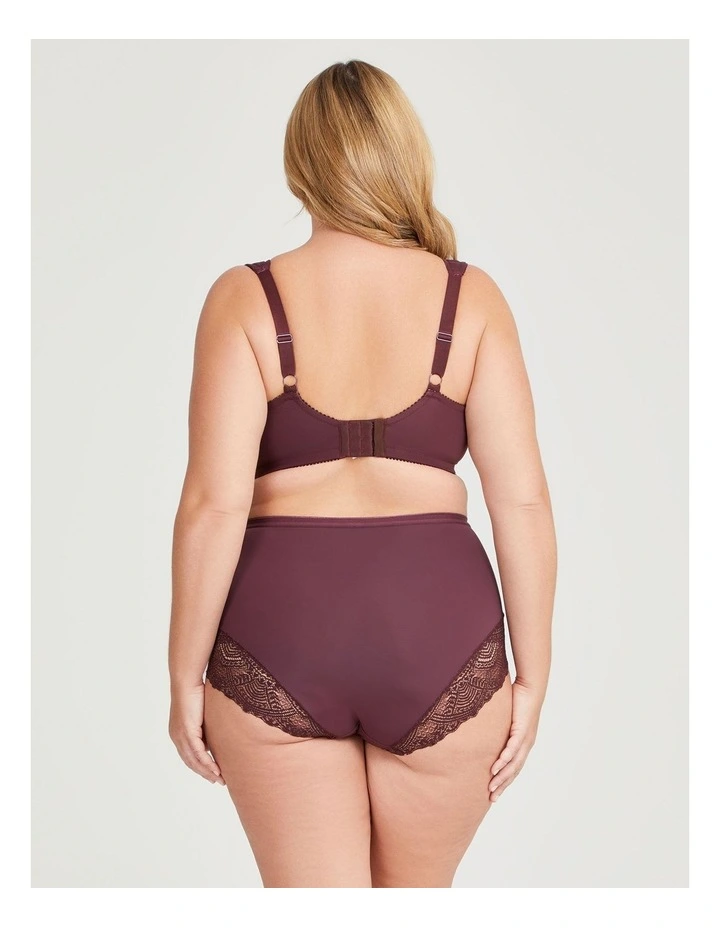 Wirefree Smooth Support Bra in Chocolate image 2