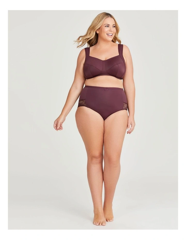 Wirefree Smooth Support Bra in Chocolate image 4